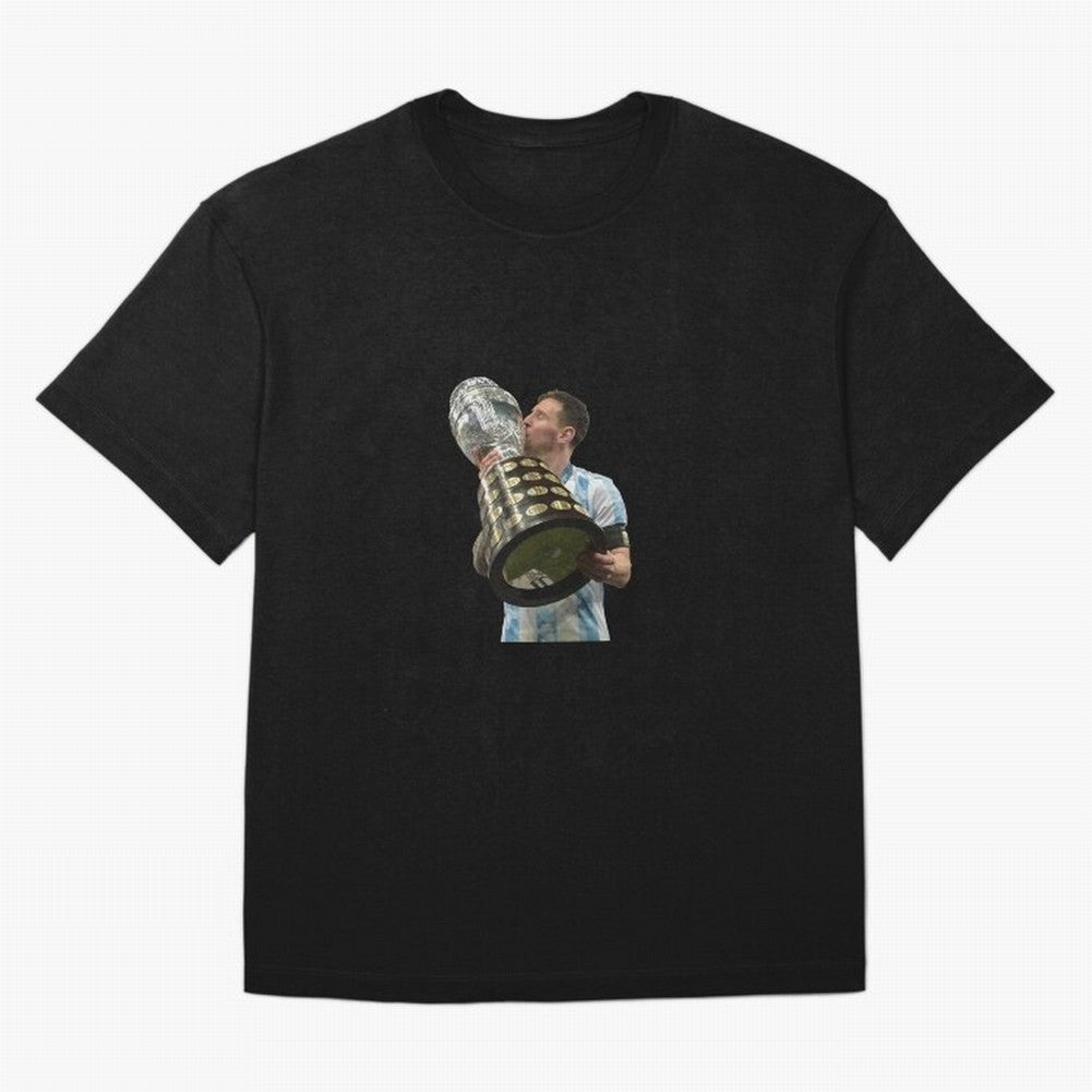 Messi Cup Oversized T-Shirt Support Your Favorite Stars during FIFA World Cup 2026 USA Canada Mexico Highlighting Haaland, England and Germany Energy, Classic Soccer Heritage, Championship Pressure, Fan Loyalty and International Pride; Great for