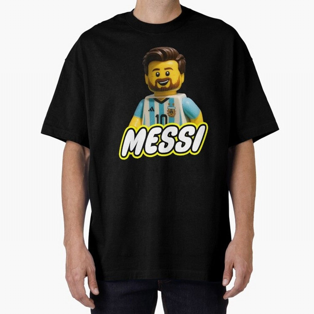 Block Leo Oversized T-Shirt Elevate Match Day Hype around FIFA World Cup 2026 Group Stage, Messi, Neymar and Mbappe, Argentina and Brazil, Tournament Hype, Historic Matchups, Family Viewing Parties and Global Sports Pride; Perfect for Fans,