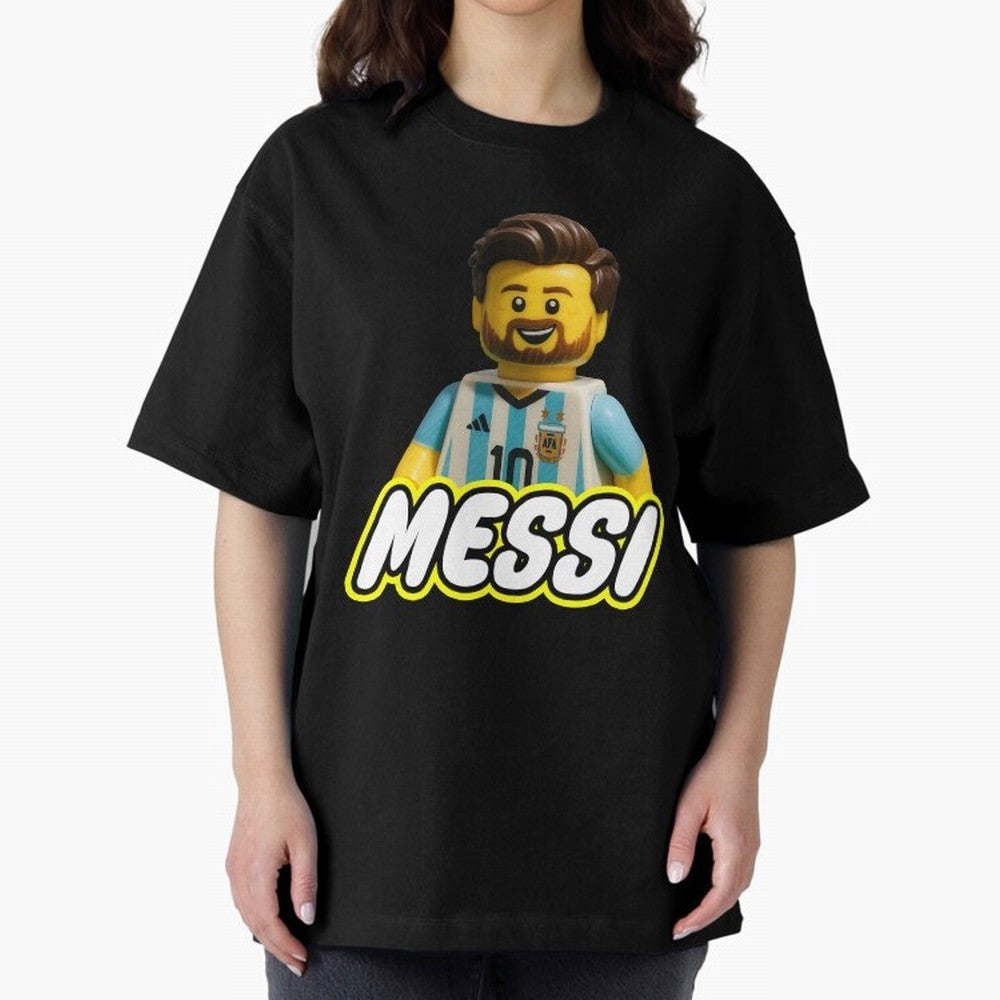 Block Leo Oversized T-Shirt Elevate Match Day Hype around FIFA World Cup 2026 Group Stage, Messi, Neymar and Mbappe, Argentina and Brazil, Tournament Hype, Historic Matchups, Family Viewing Parties and Global Sports Pride; Perfect for Fans,