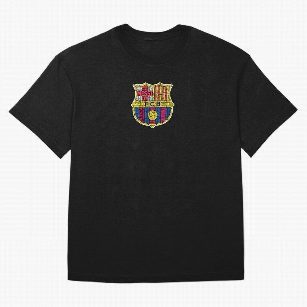 BAR-CE-LON-A Logo FC Merchandise Classic T-Shirt Spotlight the FIFA World Cup 2026 USA Canada Mexico Journey through Messi and Cristiano Ronaldo Highlights, Brazil Pride, Goal Celebration Energy, Supporter Heritage, Football Icons and Worldwide