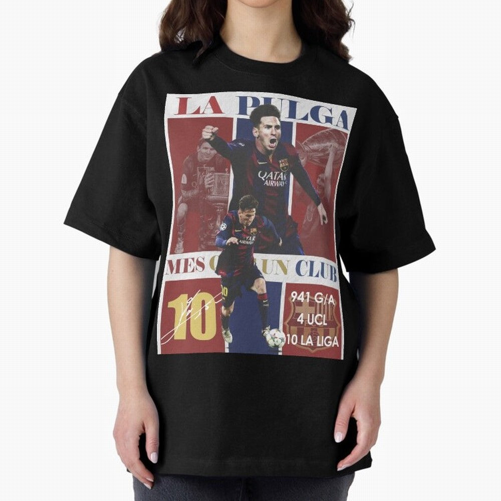 Lionel Messi 2015 Barcelona Poster- Iconic La Liga Hero Art Print Classic T-Shirt Celebrate National Team Dreams in FIFA World Cup 2026 for Fans of Haaland and Mbappe and Portugal, Bringing Football Festival Excitement, Trophy Ambitions, Country