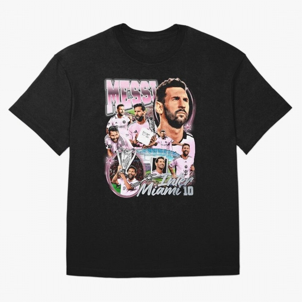 Lionel Messi Inter Miami Retro Vintage bootleg rap tee Classic T-Shirt Bring a Champion Mindset to the FIFA World Cup 2026 Group Stage Journey through Cristiano Ronaldo, Haaland and CR7 Highlights, France Pride, Championship Spirit, Famous Goals,
