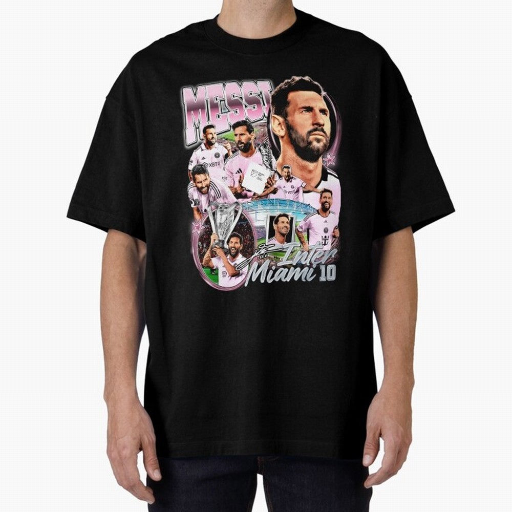 Lionel Messi Inter Miami Retro Vintage bootleg rap tee Classic T-Shirt Bring a Champion Mindset to the FIFA World Cup 2026 Group Stage Journey through Cristiano Ronaldo, Haaland and CR7 Highlights, France Pride, Championship Spirit, Famous Goals,