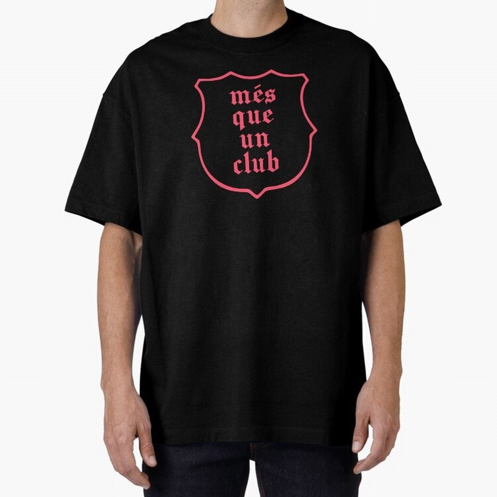 Barca Mes Que Un Club Badge Classic T-Shirt Support Your Favorite Stars during FIFA World Cup 2026 USA Canada Mexico Spirit, Capturing Argentina, France and Brazil, CR7 and Messi, Champion Mindset, Group Stage Buzz, Knockout Tension and Passionate
