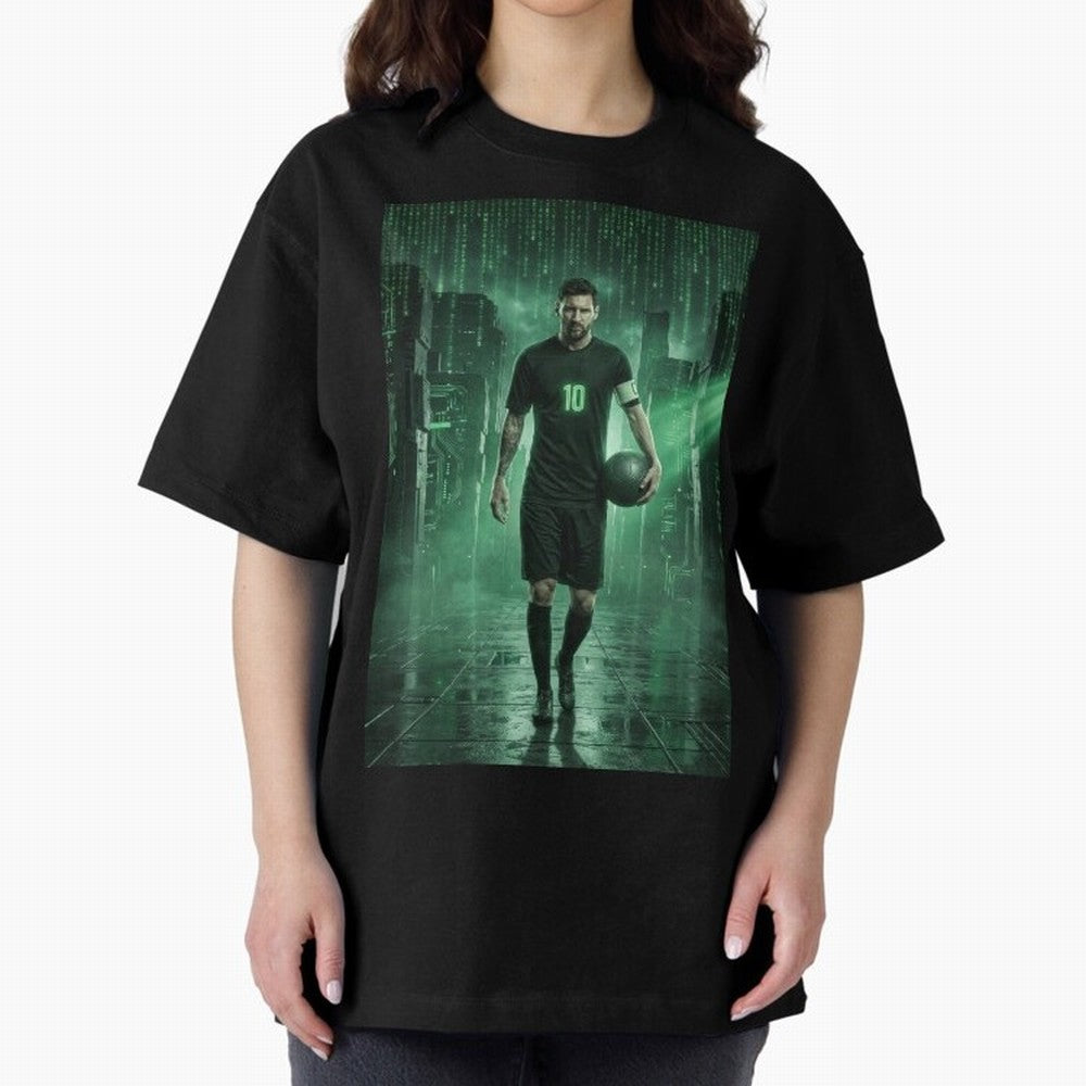 The Legend Lionel Messi Inside The Matrix Realm (Version 2) Classic T-Shirt Cheer through Every Moment of the FIFA World Cup 2026 USA Canada Mexico Journey through Cristiano Ronaldo Highlights, Brazil, Portugal and Argentina Pride, Goal Celebration