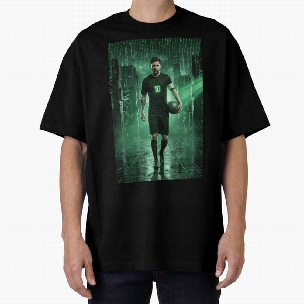 The Legend Lionel Messi Inside The Matrix Realm (Version 2) Classic T-Shirt Cheer through Every Moment of the FIFA World Cup 2026 USA Canada Mexico Journey through Cristiano Ronaldo Highlights, Brazil, Portugal and Argentina Pride, Goal Celebration