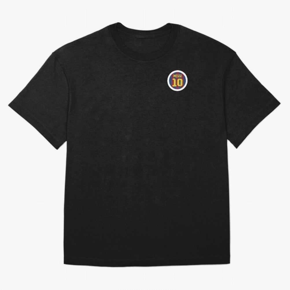 The goat, Lionel Messi Barcelona 10 Oversized T-Shirt Carry the Dream of FIFA World Cup 2026 USA Canada Mexico Spirit, Highlighting England, France and Netherlands, Messi and Cristiano Ronaldo, Football Passion, Legendary Performances, Festival