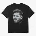 Lionel Messi Signed Boxy T-Shirt Represent FIFA World Cup 2026 Group Stage Driven by Neymar, Haaland and Cristiano Ronaldo, Brazil Energy, Retro Football Energy, Iconic Rivalries, Trophy Chase Drama and Stadium Atmosphere; Ideal for Passionate Fans