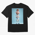 Lionel Messi Soccer Caricature Cartoon Football Legend Classic T-Shirt Relive the Noise and Pride of FIFA World Cup 2026 Group Stage for Fans of Messi, CR7 and Mbappe and England and Germany, Bringing Match Day Excitement, Supporter Culture, Golden