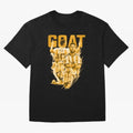 GOLD GOAT Lionel Messi watercolor illustration Oversized T-Shirt Bring International Match Energy to Global Football Passion for FIFA World Cup 2026 Group Stage, Highlighting Messi, France and Portugal, Game Day Rituals, Football Legends, Country