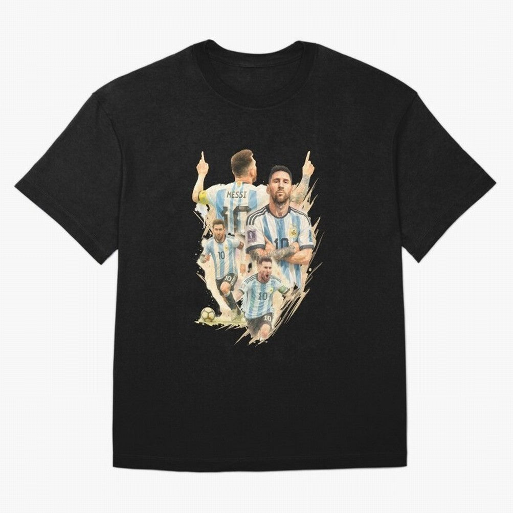 Lionel Messi watercolor illustration art Classic T-Shirt Experience FIFA World Cup 2026 Spirit, Celebrating Netherlands, Haaland, Football Passion, Legendary Performances, Festival Vibes and Supporter Community; Great for Watch Parties, Sports