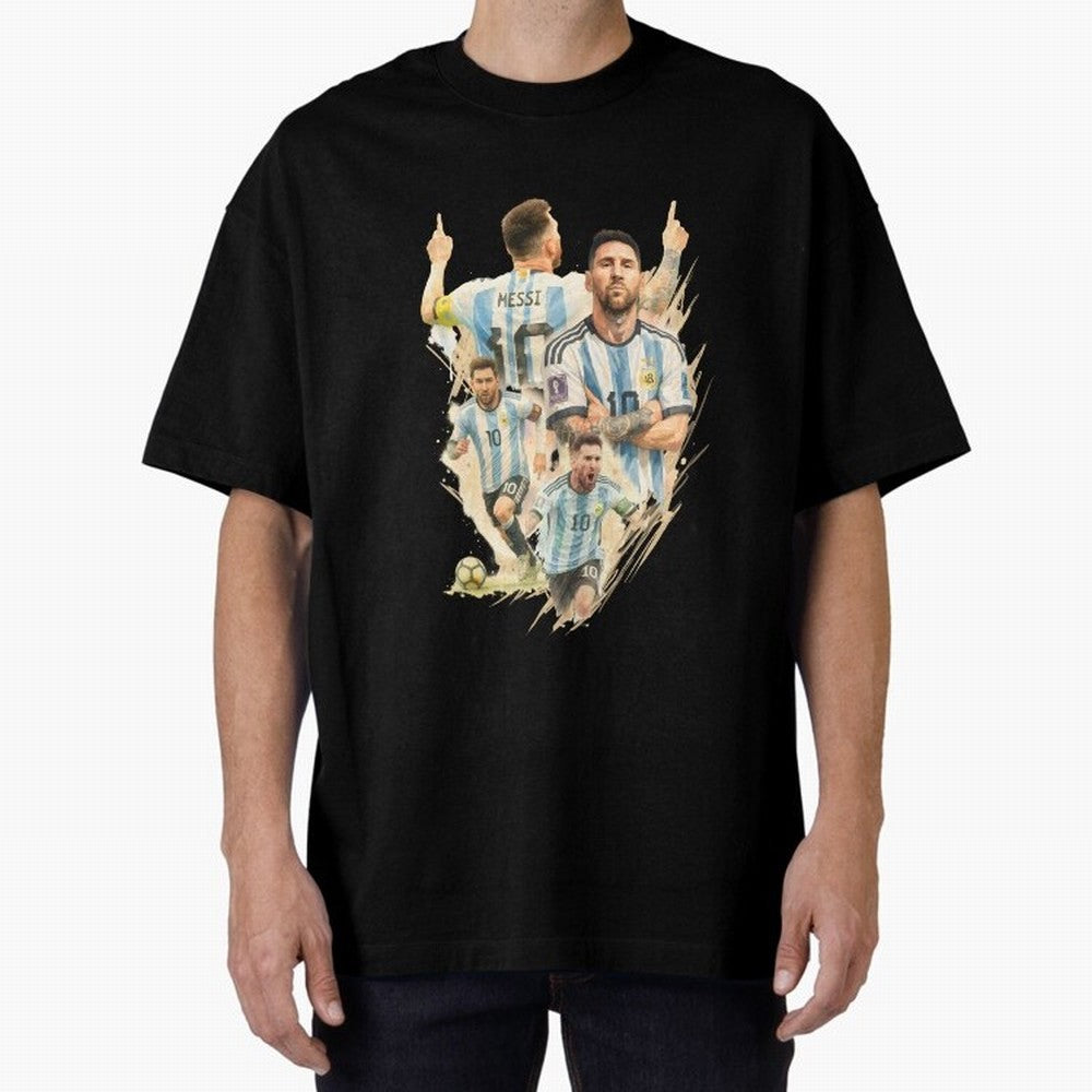Lionel Messi watercolor illustration art Classic T-Shirt Experience FIFA World Cup 2026 Spirit, Celebrating Netherlands, Haaland, Football Passion, Legendary Performances, Festival Vibes and Supporter Community; Great for Watch Parties, Sports