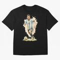 skills Lionel Messi watercolor illustration Classic T-Shirt Capture Stadium Memories from Global Football Passion for FIFA World Cup 2026 Group Stage, Made for Mbappe and Neymar, England, Stadium Memories, Football Loyalty, International Chants and