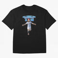 Lionel Messi Christmas Santa Claus Football Gift Oversized T-Shirt Follow Every Goal of FIFA World Cup 2026 for Fans of Mbappe and Brazil, Bringing Global Supporter Spirit, Legendary Goals, National Colors and Tournament Celebration; Perfect for