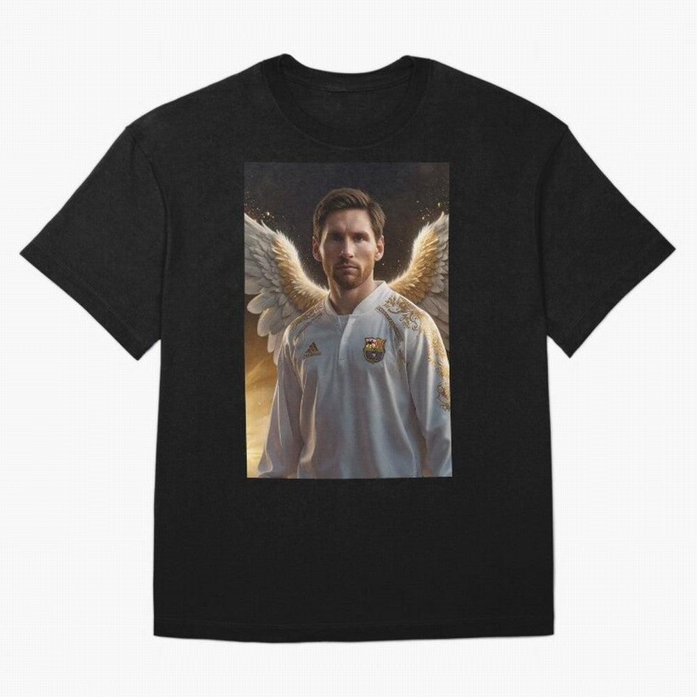 Lionel Messi An Ange Oversized T-Shirt Represent FIFA World Cup 2026 USA Canada Mexico for Fans of CR7 and France and Portugal, Bringing Football Passion, Legendary Performances, Festival Vibes and Supporter Community; Ideal for Fans Who Follow