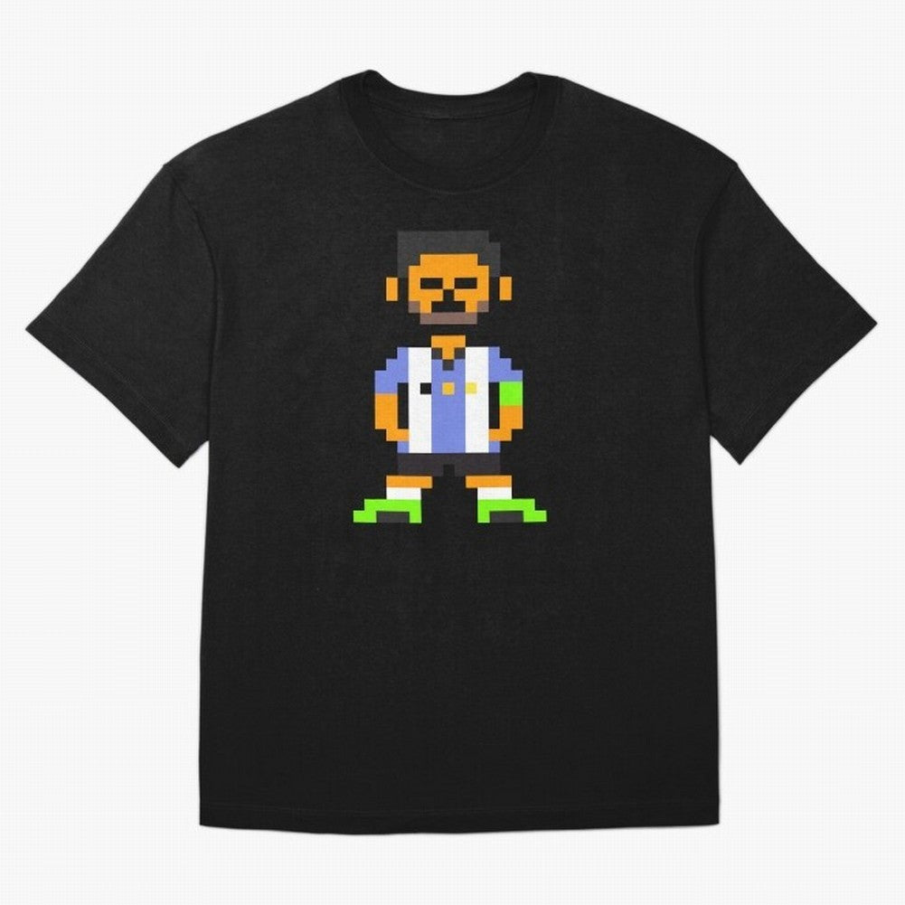 Pixel Pose Messi Oversized T-Shirt Celebrate Unforgettable Nights in FIFA World Cup 2026 Group Stage Spirit, Made for Spain, Mbappe, Championship Spirit, Famous Goals, Roaring Crowds and International Football Unity; Created for Match Day Parties,