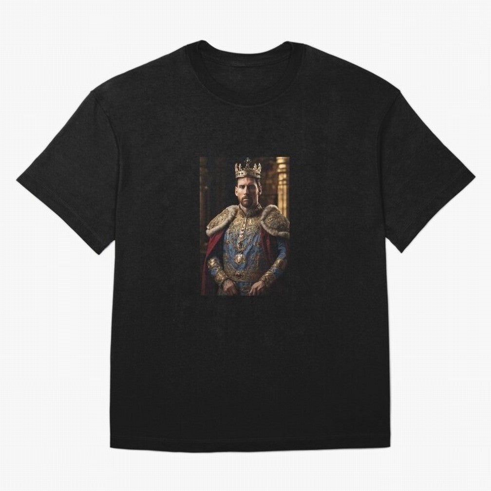 Lionel Messi, the king Oversized T-Shirt Bring Global Tournament Vibes to Match Day Hype around FIFA World Cup 2026 Group Stage, Cristiano Ronaldo, Haaland and CR7, Argentina, France and Brazil, Football Passion, Legendary Performances, Festival