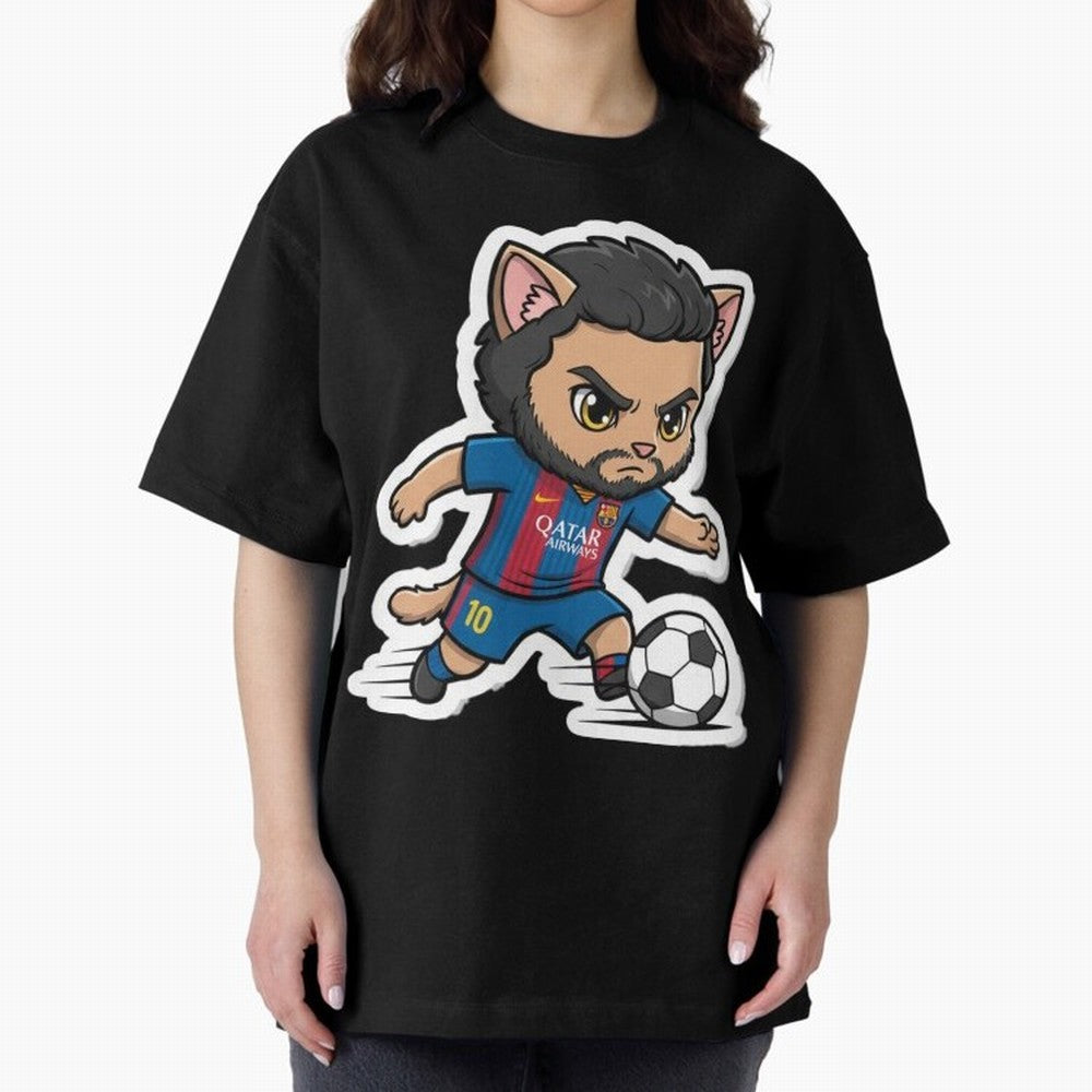 Fcb - Fc Barcelona | Cute Cat Messi with Jersey Barcelona Classic T-Shirt Feel the Heartbeat of FIFA World Cup 2026 Group Stage Spirit, Driven by England, CR7, Tournament Hype, Historic Matchups, Family Viewing Parties and Global Sports Pride;