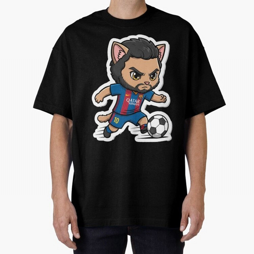 Fcb - Fc Barcelona | Cute Cat Messi with Jersey Barcelona Classic T-Shirt Feel the Heartbeat of FIFA World Cup 2026 Group Stage Spirit, Driven by England, CR7, Tournament Hype, Historic Matchups, Family Viewing Parties and Global Sports Pride;