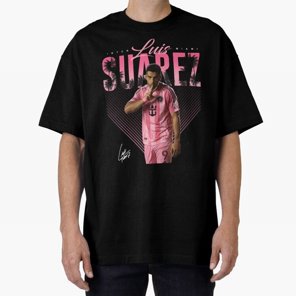 Luis Suarez Inter Miami FC Classic T-Shirt Follow Global Football Passion for FIFA World Cup 2026 Group Stage, Celebrating Cristiano Ronaldo, Haaland and CR7, Argentina, France and Brazil, Classic Soccer Heritage, Championship Pressure, Fan Loyalty