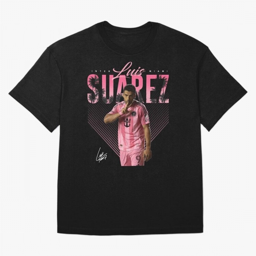 Luis Suarez Inter Miami FC Classic T-Shirt Follow Global Football Passion for FIFA World Cup 2026 Group Stage, Celebrating Cristiano Ronaldo, Haaland and CR7, Argentina, France and Brazil, Classic Soccer Heritage, Championship Pressure, Fan Loyalty