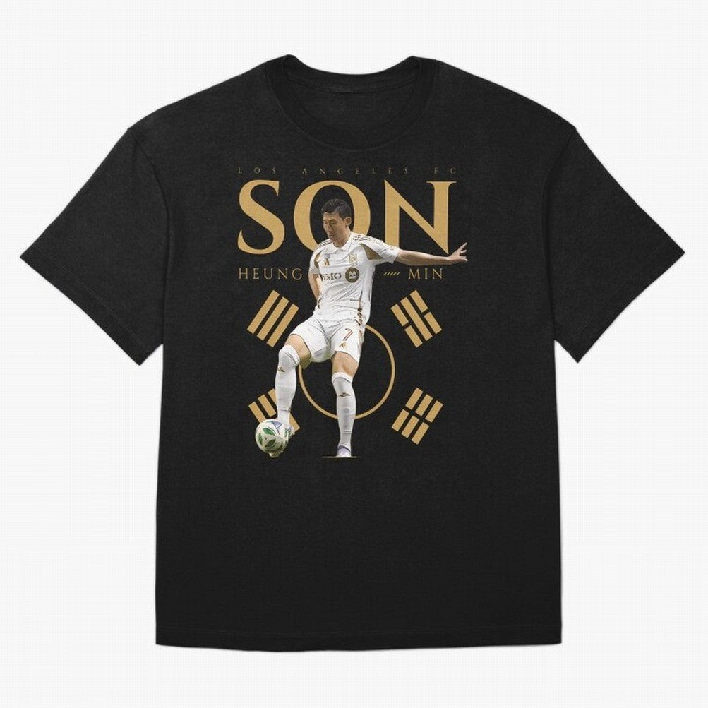 Son Heung Min Classic T-Shirt Celebrate Soccer Greatness during Global Football Passion for FIFA World Cup 2026 USA Canada Mexico, Highlighting Messi, England, Supporter Pride, Iconic Celebrations, Legendary Names and Global Match Day Energy; Built