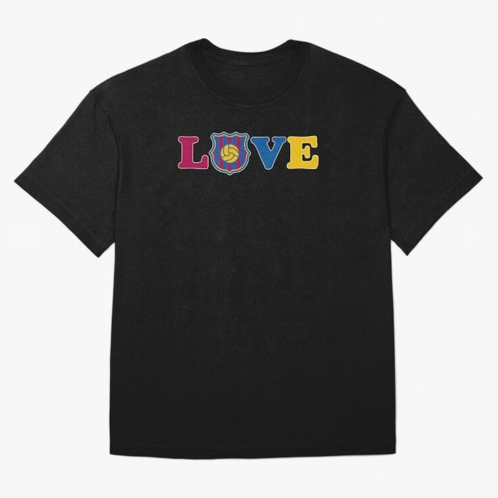 Love Barcelona Oversized T-Shirt Fuel the Hype around Match Day Hype around FIFA World Cup 2026 Group Stage, Mbappe, England and Germany, Classic Soccer Heritage, Championship Pressure, Fan Loyalty and International Pride; Made for Die Hard