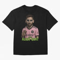 Messi Alien-GOAT: Extraterrestrial Fusion and Messi The Goat Inter Miami Jersey Classic T-Shirt Follow the Final Road of FIFA World Cup 2026 Group Stage for Fans of Haaland and Mbappe and Argentina and Brazil, Bringing Stadium Chants, National