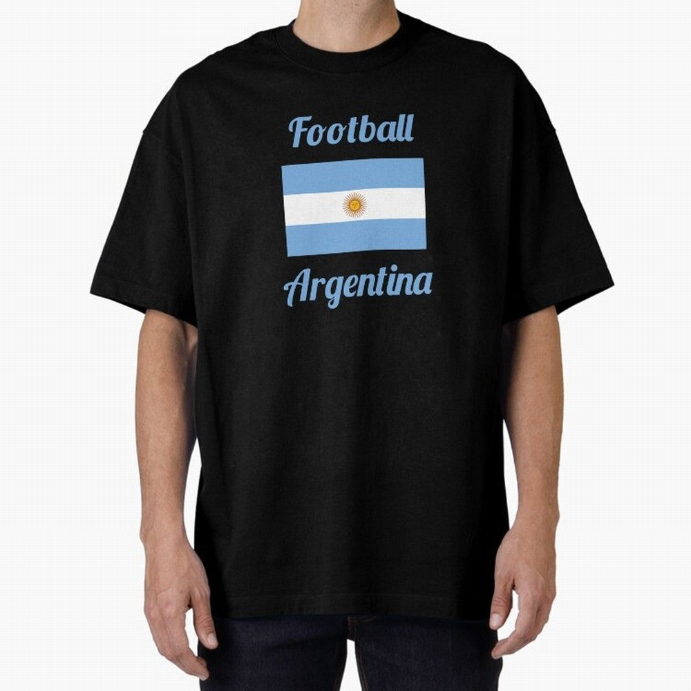 Argentina Football Flag ¨C Albiceleste Soccer Supporter Classic T-Shirt Stand with the FIFA World Cup 2026 Journey through Messi and Cristiano Ronaldo Highlights, Argentina and Brazil Pride, Fan Favorite Moments, National Team Passion, Big Match