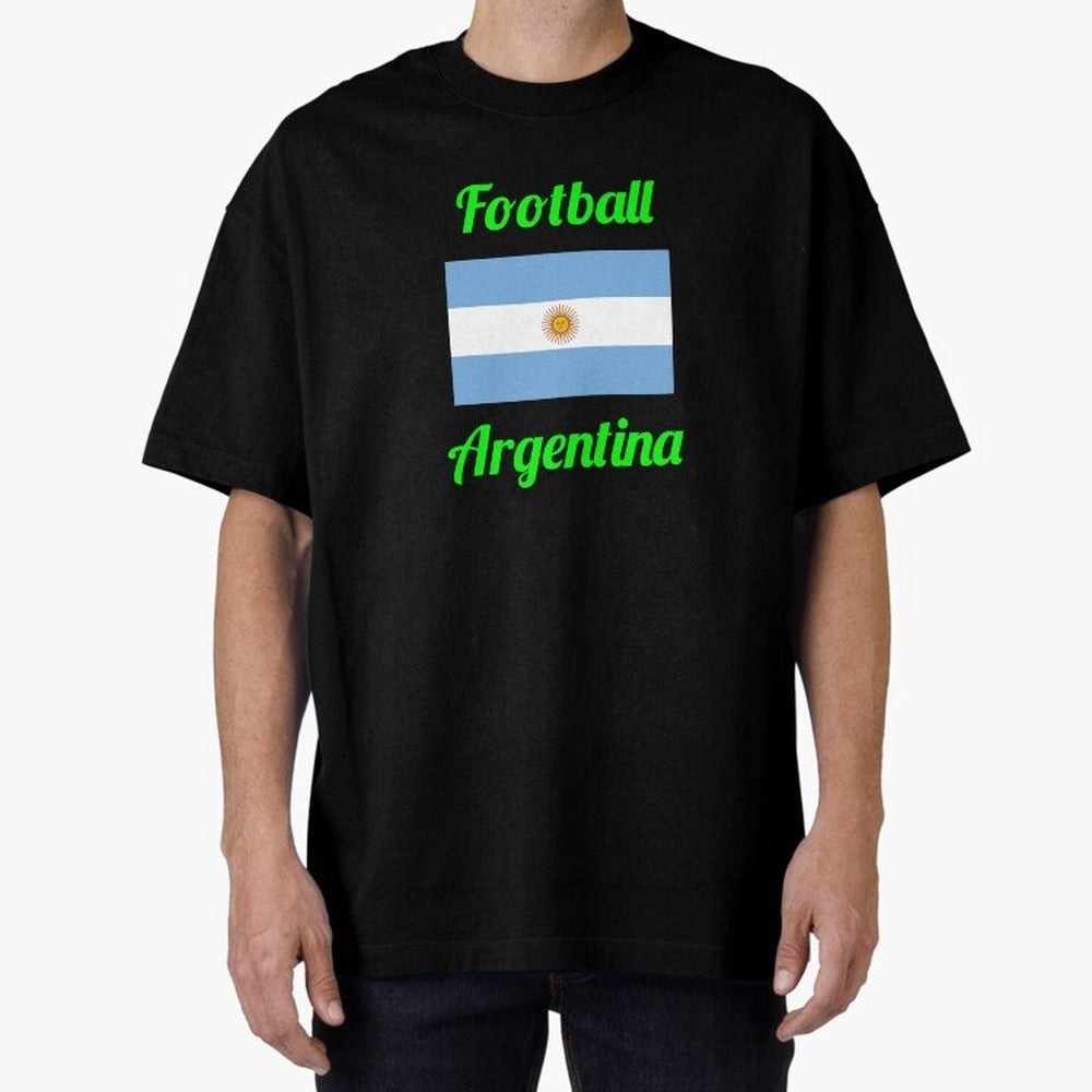 Argentina Football Flag ¨C Albiceleste Soccer Supporter Classic T-Shirt Back Your Heroes with the FIFA World Cup 2026 Group Stage Journey through Messi, CR7 and Mbappe Highlights, England, France and Netherlands Pride, Global Supporter Spirit,