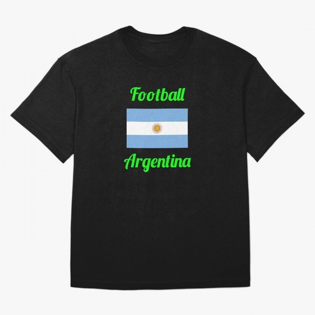 Argentina Football Flag ¨C Albiceleste Soccer Supporter Classic T-Shirt Back Your Heroes with the FIFA World Cup 2026 Group Stage Journey through Messi, CR7 and Mbappe Highlights, England, France and Netherlands Pride, Global Supporter Spirit,