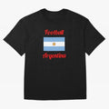 Argentina Football Flag ¨C Albiceleste Soccer Supporter Classic T-Shirt Celebrate Football Heritage in Global Football Passion for FIFA World Cup 2026, Inspired by Messi, Argentina, Sports Nostalgia, International Competition, Famous Players and
