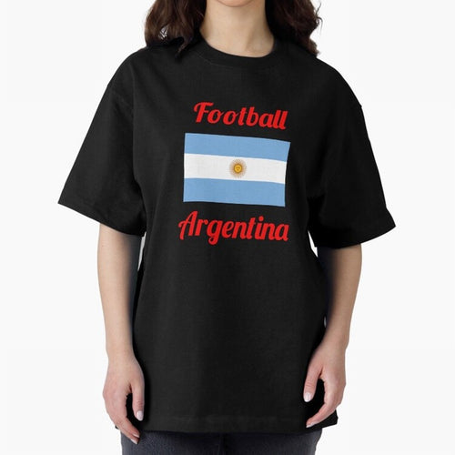 Argentina Football Flag ¨C Albiceleste Soccer Supporter Classic T-Shirt Celebrate Football Heritage in Global Football Passion for FIFA World Cup 2026, Inspired by Messi, Argentina, Sports Nostalgia, International Competition, Famous Players and