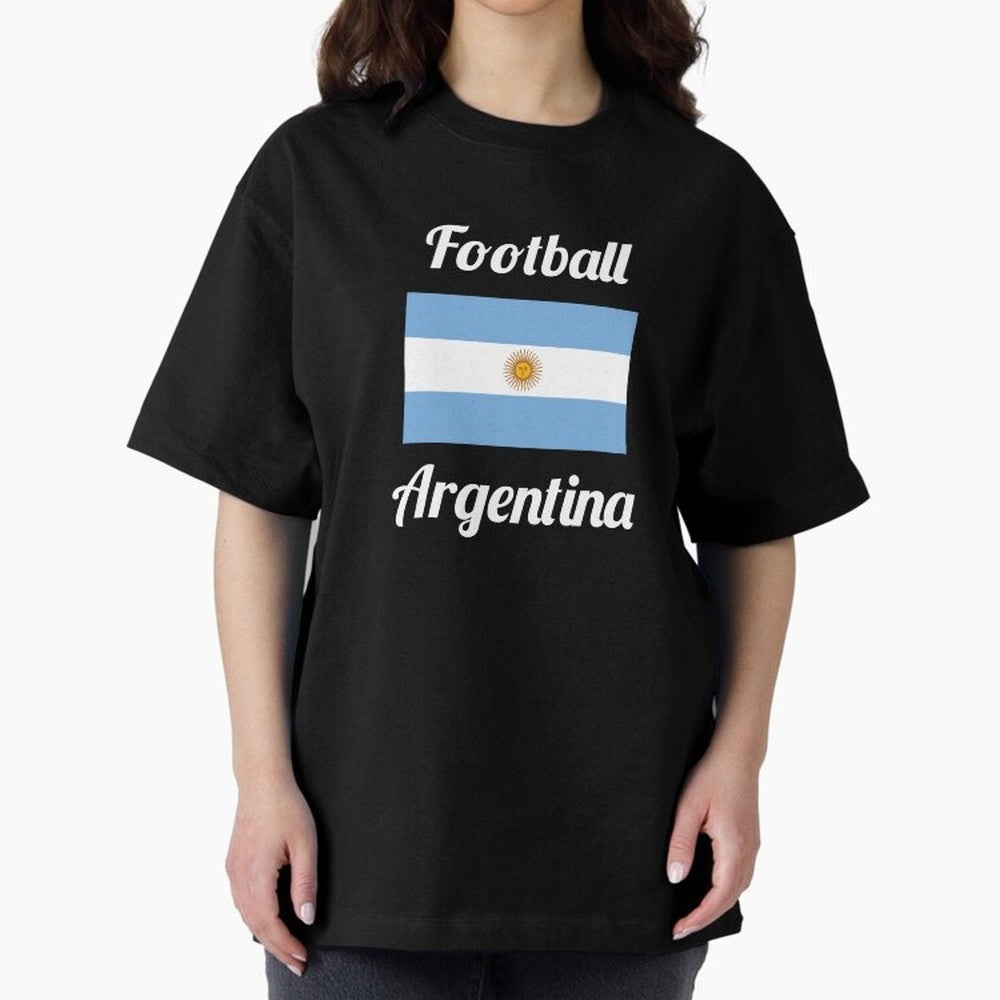 Argentina Football Flag ¨C Albiceleste Soccer Supporter Active T-Shirt Celebrate the Next Chapter of FIFA World Cup 2026 Featuring Neymar, Haaland and Cristiano Ronaldo, Spain and Netherlands Energy, Football Passion, Legendary Performances,
