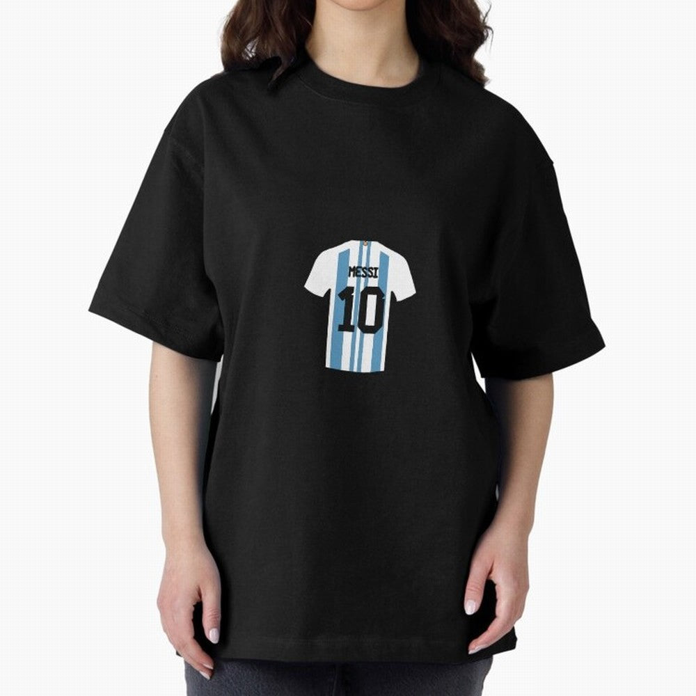Lionel Messi Number 10 Jersey Illustration Classic T-Shirt Represent Football Lovers during FIFA World Cup 2026 Spirit, Celebrating Argentina, Mbappe and Neymar, Goal Celebration Energy, Supporter Heritage, Football Icons and Worldwide Tournament