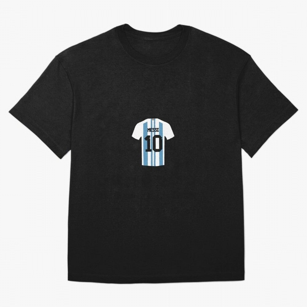 Lionel Messi Number 10 Jersey Illustration Classic T-Shirt Represent Football Lovers during FIFA World Cup 2026 Spirit, Celebrating Argentina, Mbappe and Neymar, Goal Celebration Energy, Supporter Heritage, Football Icons and Worldwide Tournament