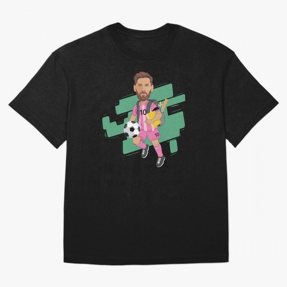 BACK TO SCHOOL - CARICATURE - LIONEL - MESSI - LEO Classic T-Shirt Celebrate Rivalries and Pride in the FIFA World Cup 2026 USA Canada Mexico Journey through Haaland and Mbappe Highlights, Argentina Pride, Game Day Rituals, Football Legends,