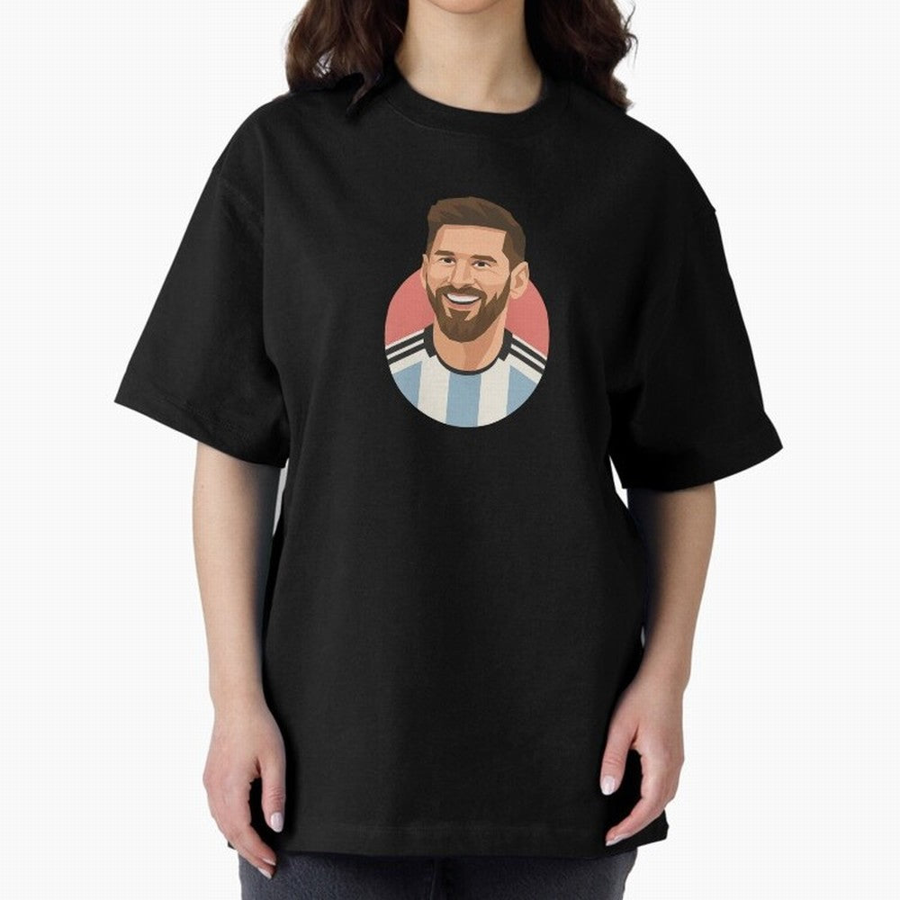 Messi Oversized T-Shirt Honor the Beautiful Game during FIFA World Cup 2026 USA Canada Mexico Filled with Cristiano Ronaldo, Germany Energy, Stadium Chants, National Pride, Trophy Dreams and Unforgettable Football Memories; Created for Match Day
