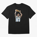 Lionel Messi lifting the World Cup Classic T-Shirt Join the Global Buzz around the FIFA World Cup 2026 Group Stage Journey through Neymar, Haaland and Cristiano Ronaldo Highlights, Portugal Pride, Stadium Chants, National Pride, Trophy Dreams and
