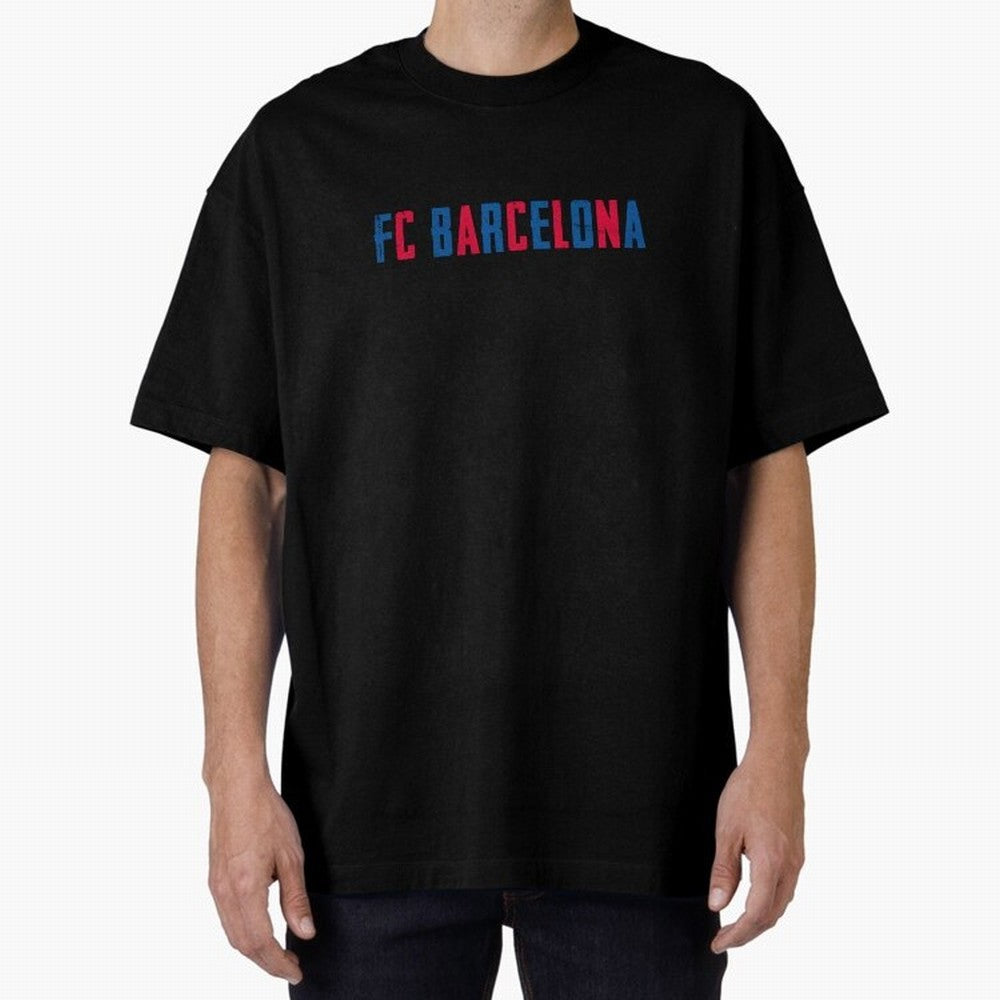 fcb Oversized T-Shirt Create FIFA World Cup 2026 USA Canada Mexico Filled with CR7, Argentina, France and Brazil Energy, Vintage Soccer Flavor, Modern Football Stars, National Flags and Final Night Emotion; Great for Watch Parties, Sports Bars,