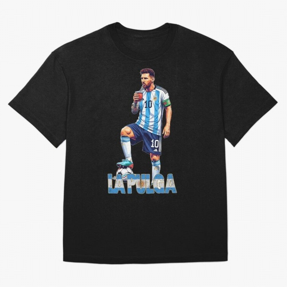 Messi the Flea Drinking Mate ¨C Unique Design by The Goat Classic T-Shirt Fuel Match Day Hype around FIFA World Cup 2026, Messi, CR7 and Mbappe, Germany, Fan Favorite Moments, National Team Passion, Big Match Drama and Soccer History; Made for Die