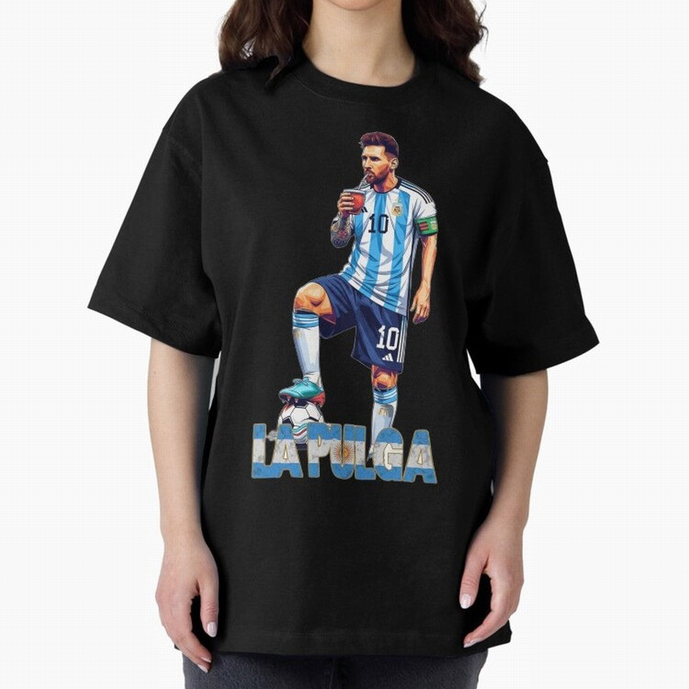 Messi the Flea Drinking Mate ¨C Unique Design by The Goat Classic T-Shirt Fuel Match Day Hype around FIFA World Cup 2026, Messi, CR7 and Mbappe, Germany, Fan Favorite Moments, National Team Passion, Big Match Drama and Soccer History; Made for Die