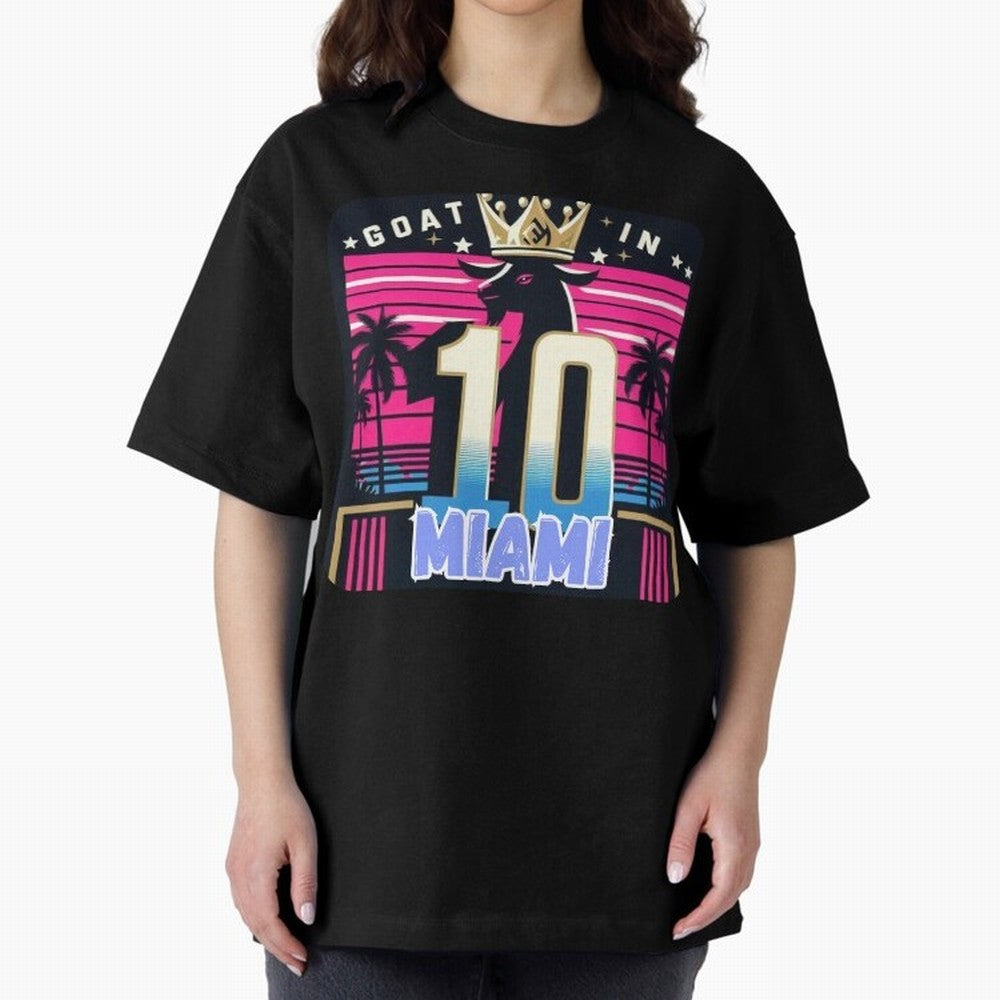 GOAT IN MIAMI | Messi Classic T-Shirt Support Your Favorite Stars during FIFA World Cup 2026 Group Stage Spirit, with Argentina, CR7, Football History, Final Match Energy, Crowd Noise and Once in a Lifetime Moments; Made for Die Hard Supporters,