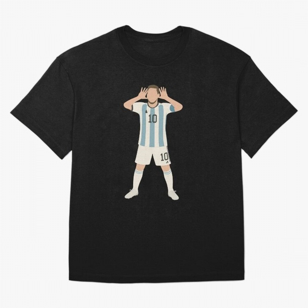 Leo Messi World Cup Celebration Classic T-Shirt Live the Energy of FIFA World Cup 2026 Group Stage Filled with Cristiano Ronaldo, Haaland and CR7, Argentina Energy, Worldwide Fan Energy, Dramatic Goals, Stadium Lights and Championship Celebrations;