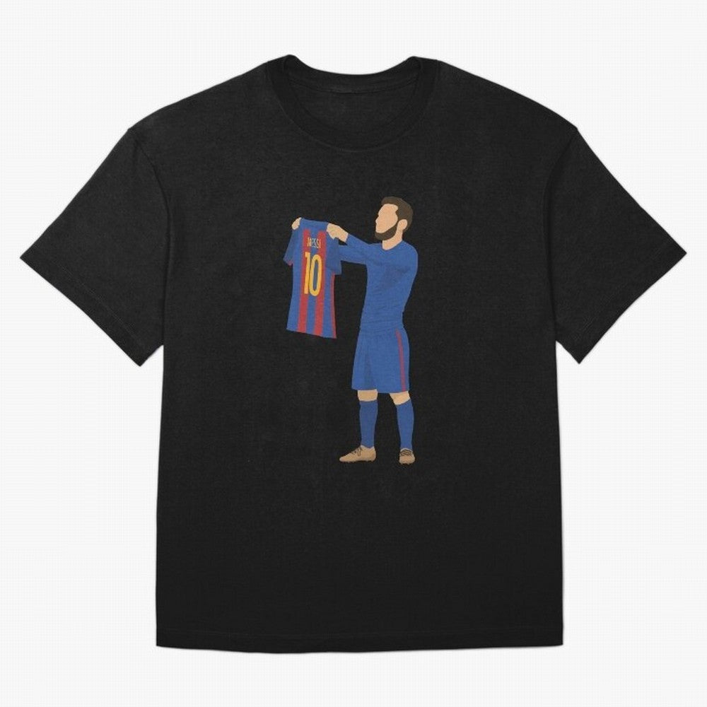 Leo Messi Celebration Sticker Classic T-Shirt Celebrate National Team Dreams in the FIFA World Cup 2026 Journey through Messi and Cristiano Ronaldo Highlights, Netherlands Pride, Classic Soccer Heritage, Championship Pressure, Fan Loyalty and