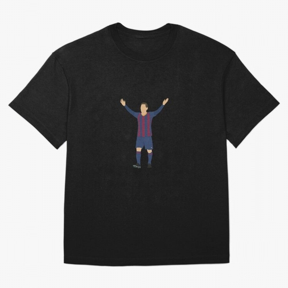 Leo Messi Celebration Sticker Classic T-Shirt Cheer through Every Moment of FIFA World Cup 2026 Group Stage Spirit, Inspired by Brazil, Mbappe and Neymar, Retro Football Energy, Iconic Rivalries, Trophy Chase Drama and Stadium Atmosphere; Perfect