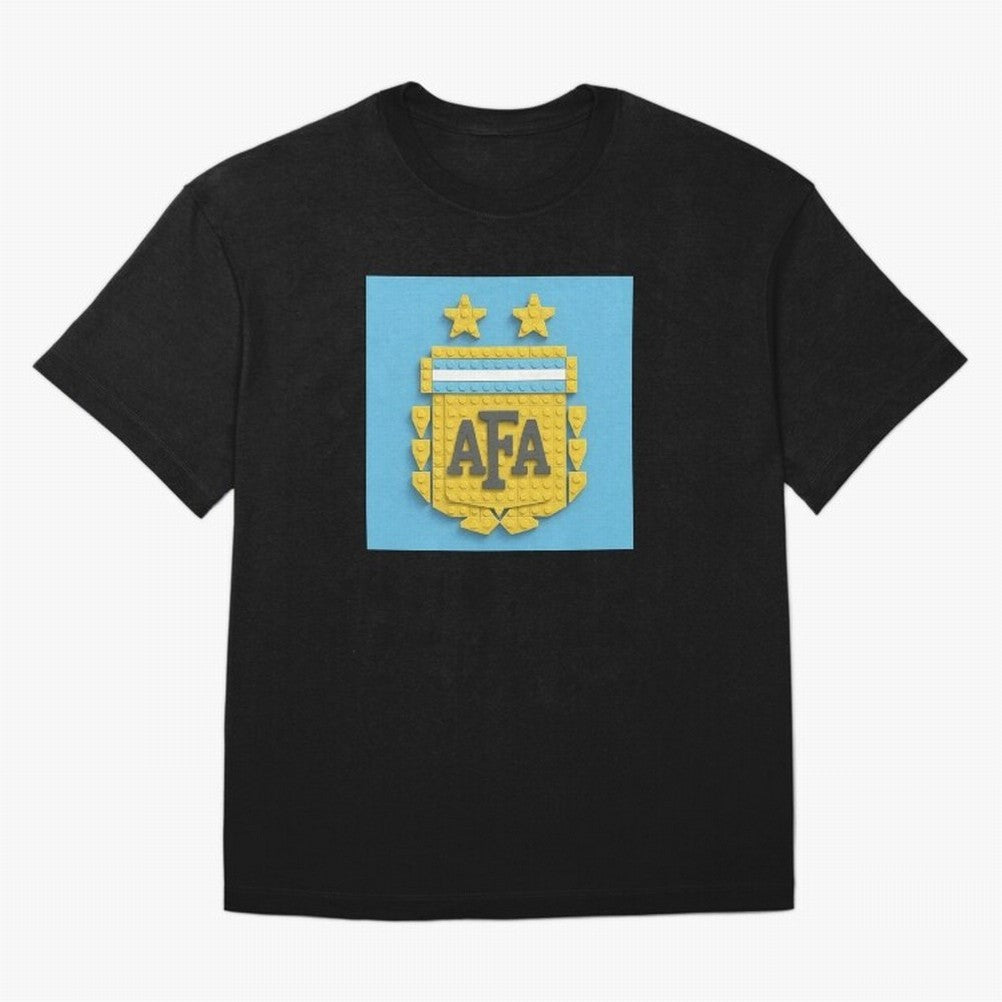 Argentina Blocks Oversized T-Shirt Bring World Football Passion into Match Day Hype around FIFA World Cup 2026 USA Canada Mexico, CR7, Spain, Vintage Soccer Flavor, Modern Football Stars, National Flags and Final Night Emotion; Made for Die Hard