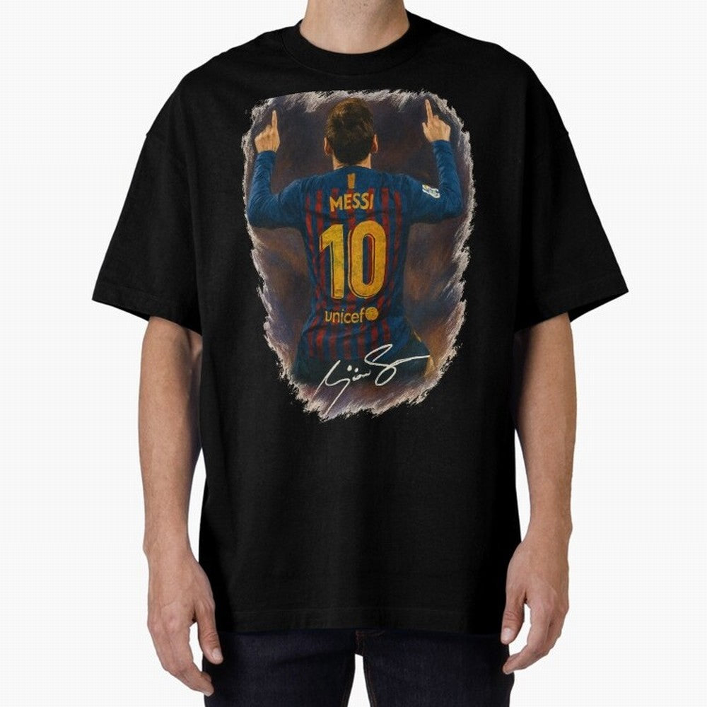 Lionel Messi Barcelona Tribute ¨C Iconic Number 10 Celebration Art Print Classic T-Shirt Keep the Legacy of FIFA World Cup 2026 Spirit, Celebrating Argentina, Messi and Cristiano Ronaldo, Game Day Rituals, Football Legends, Country Pride and the