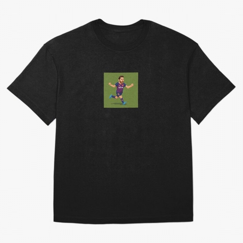 Lionel Messi Barcelona Pixel Art Tribute Classic T-Shirt Bring Home the FIFA World Cup 2026 Journey through Mbappe and Neymar Highlights, Argentina, France and Brazil Pride, Stadium Chants, National Pride, Trophy Dreams and Unforgettable Football