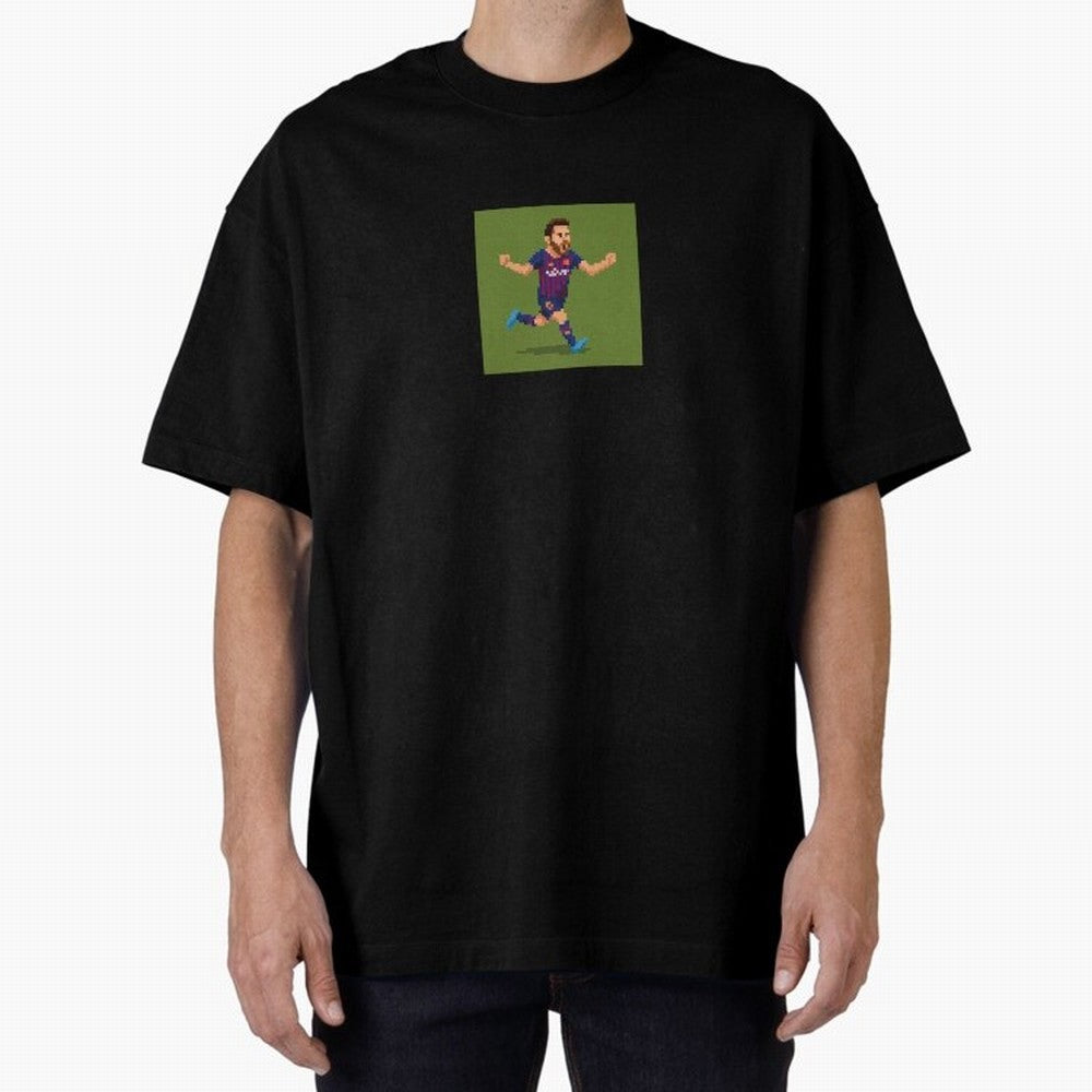 Lionel Messi Barcelona Pixel Art Tribute Classic T-Shirt Bring Home the FIFA World Cup 2026 Journey through Mbappe and Neymar Highlights, Argentina, France and Brazil Pride, Stadium Chants, National Pride, Trophy Dreams and Unforgettable Football